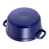 La Cocotte, 22 cm round Cast iron Cocotte dark-blue, small 6
