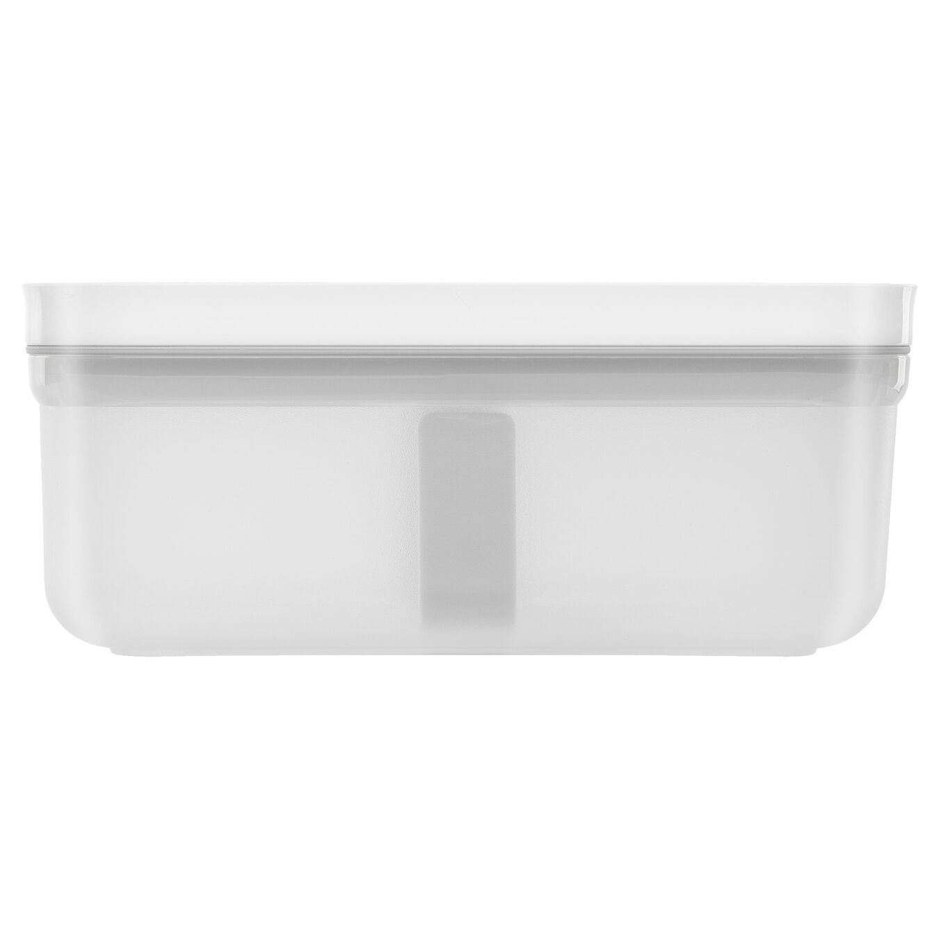 Lunch box M, Plastique, semi transparent-Gris,,large 3