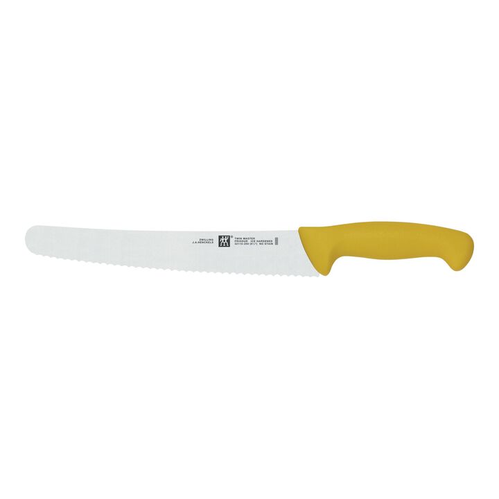 TWIN Master, 10-inch, Bread knife, yellow, large 1