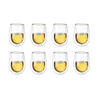 Sorrento Double Wall Glassware, 10-oz / 8-pc, Double Wall Stemless White Wine Glass Set, small 2