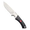 Outdoor, 3.5-inch, Hunting Knife With Leather Sheath, Matte Black Micarta, small 1