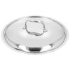 8.75 qt, 18/10 Stainless Steel, Dutch Oven with Lid,,large