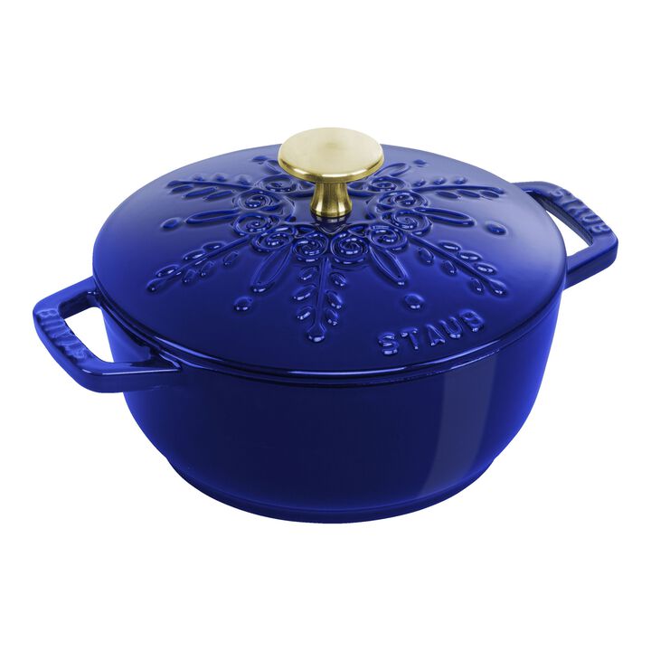 ストウブ 鋳物ホーロー鍋 Wa-NABE・フレンチオーブン スノーフレーク 