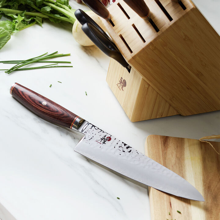 Artisan, 7-pc, Knife block set, natural, large 4