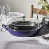 Cast Iron, 3.5 qt, Braiser With Glass Lid, Dark Blue, small 5