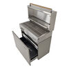 Flammkraft Model D, Natural gas grill, taupe, small 3