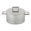 1.5 l 18/10 Stainless Steel Stew pot with double walled lid,,large