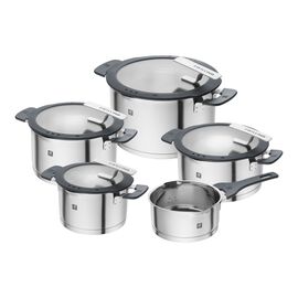 ZWILLING Simplify, Pot set, 5 Piece | round | stainless steel