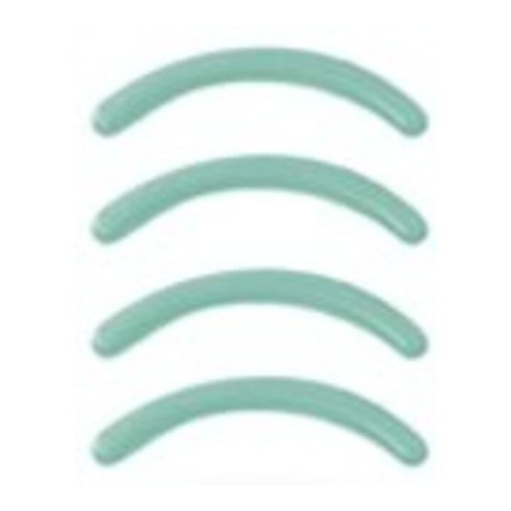 TWINOX, Tira de clip de belleza, 4-pzs | Silicona | Verde menta, large 1