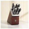 Statement, 7-pcs, Knife block set, brown, small 2