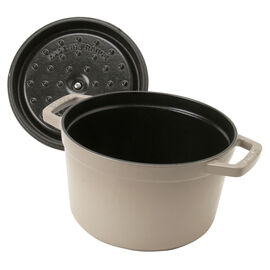 グランドココット 20 cm, ラウンド, リネン, 鋳鉄