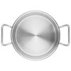 Pro, 24 cm 18/10 Stainless Steel Stew pot silver, small 6