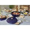 La Cocotte, 3.6 l cast iron round French oven with lily lid, dark-blue, small 8