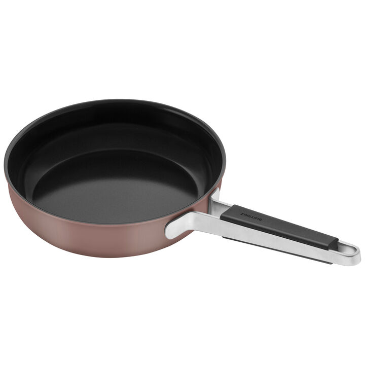 Pure, Frying pan, 9.5 inch, 18/10 Stainless Steel, Ceramic non-stick coating, large 1