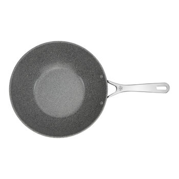 Wok Tava | 30 cm | Al&uuml;minyum | titanyum takviyeli seramik yapışmaz kaplama,,large 3