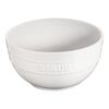 17 cm round Ceramic Bowl pure-white,,large