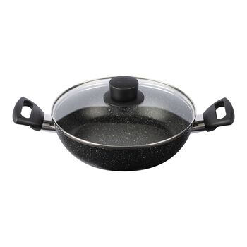 24 cm round Aluminium Saute pan,,large 1