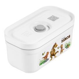 ZWILLING Fresh & Save, small DINOS Vacuum lunch box, plastic, white-grey