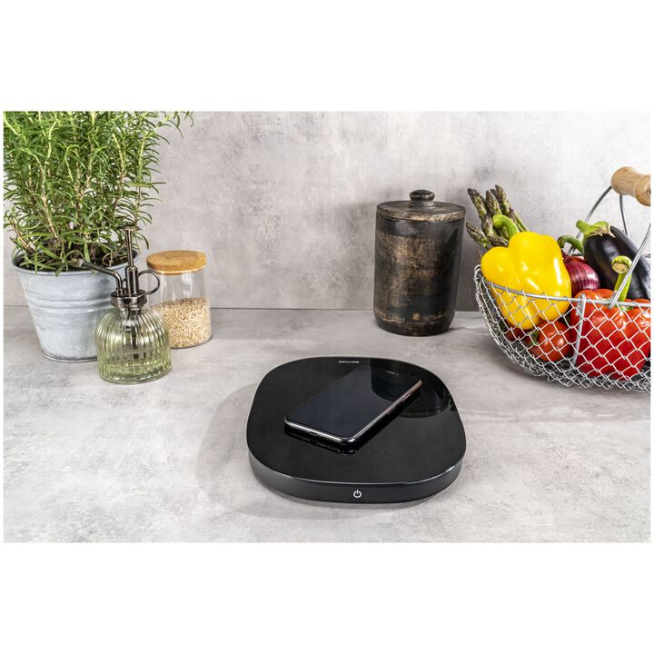 Enfinigy, Wireless Charging Kitchen Scale - Black, large 2