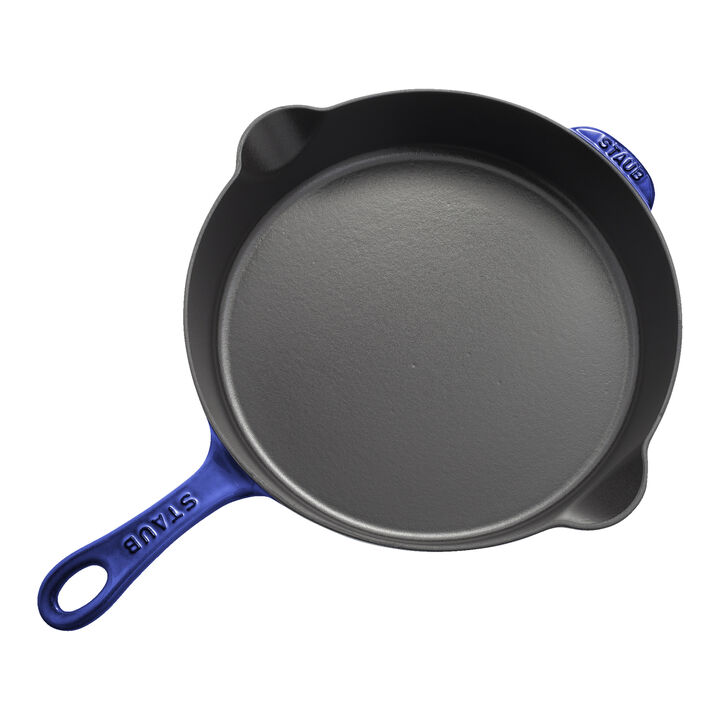 Cast Iron, 11-inch, Traditional Deep Skillet, Blueberry, large 3