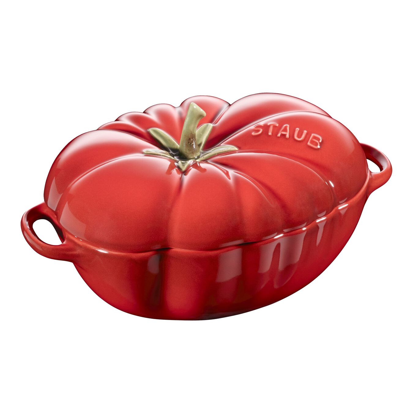 Cocotte 16 cm, Tomate, Kirsch-Rot, Keramik,,large 1
