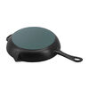Pans, 26 cm / 10 inch cast iron Frying pan with pouring spout, black, small 2