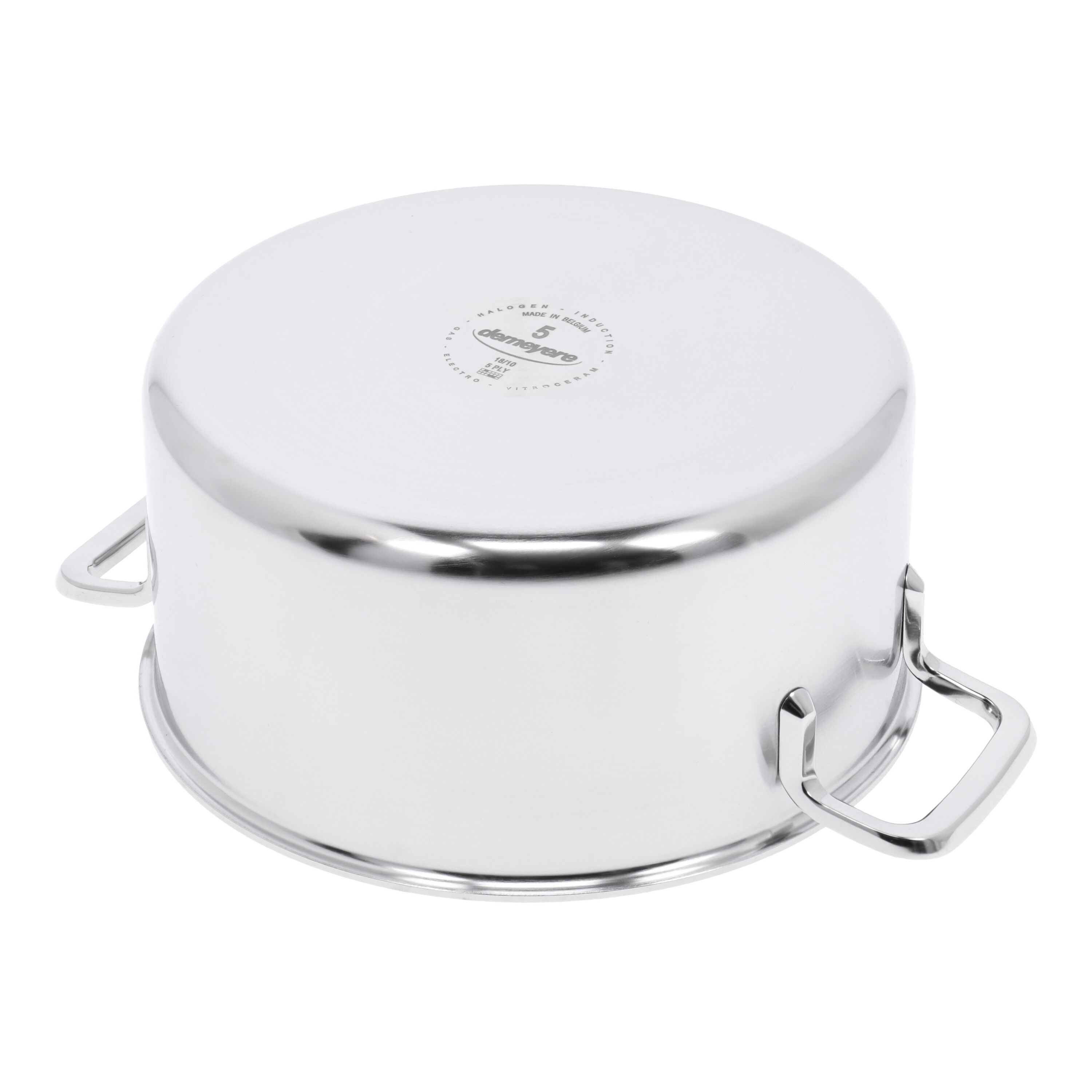 Demeyere Intense 5 Kookpan met dubbelwandig deksel 24 cm / 5,2 l - Intense 5 - Demeyere
