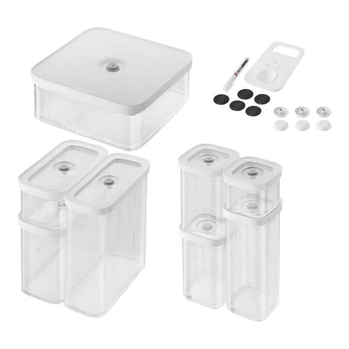 Fresh & Save CUBE, De complete set, 15-delig, transparant, large 1