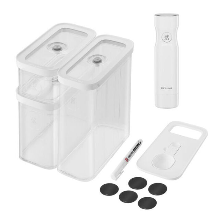 Fresh & Save CUBE, CUBE Vacuum Starter Set, 6-pc, grey, large 1