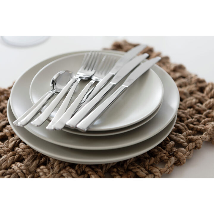 Loft, 20 Piece Flatware Set polished, large 3