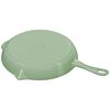 30 cm / 12 inch cast iron Frying pan, sage,,large