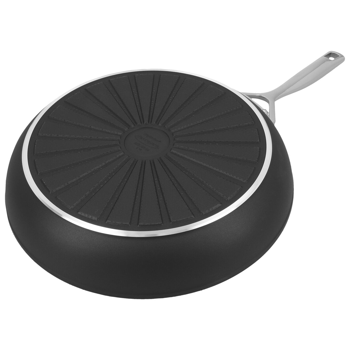 28 cm Aluminum Frying pan silver-black,,large 2