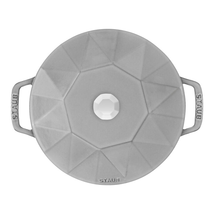 La Cocotte, 2.8 l cast iron round Cocotte diamond, graphite-grey, large 3