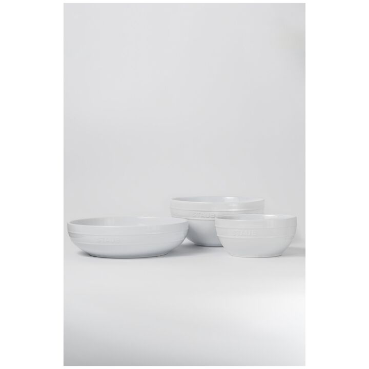 Ceramique, Bol 24 cm, Céramique, Blanc, large 4