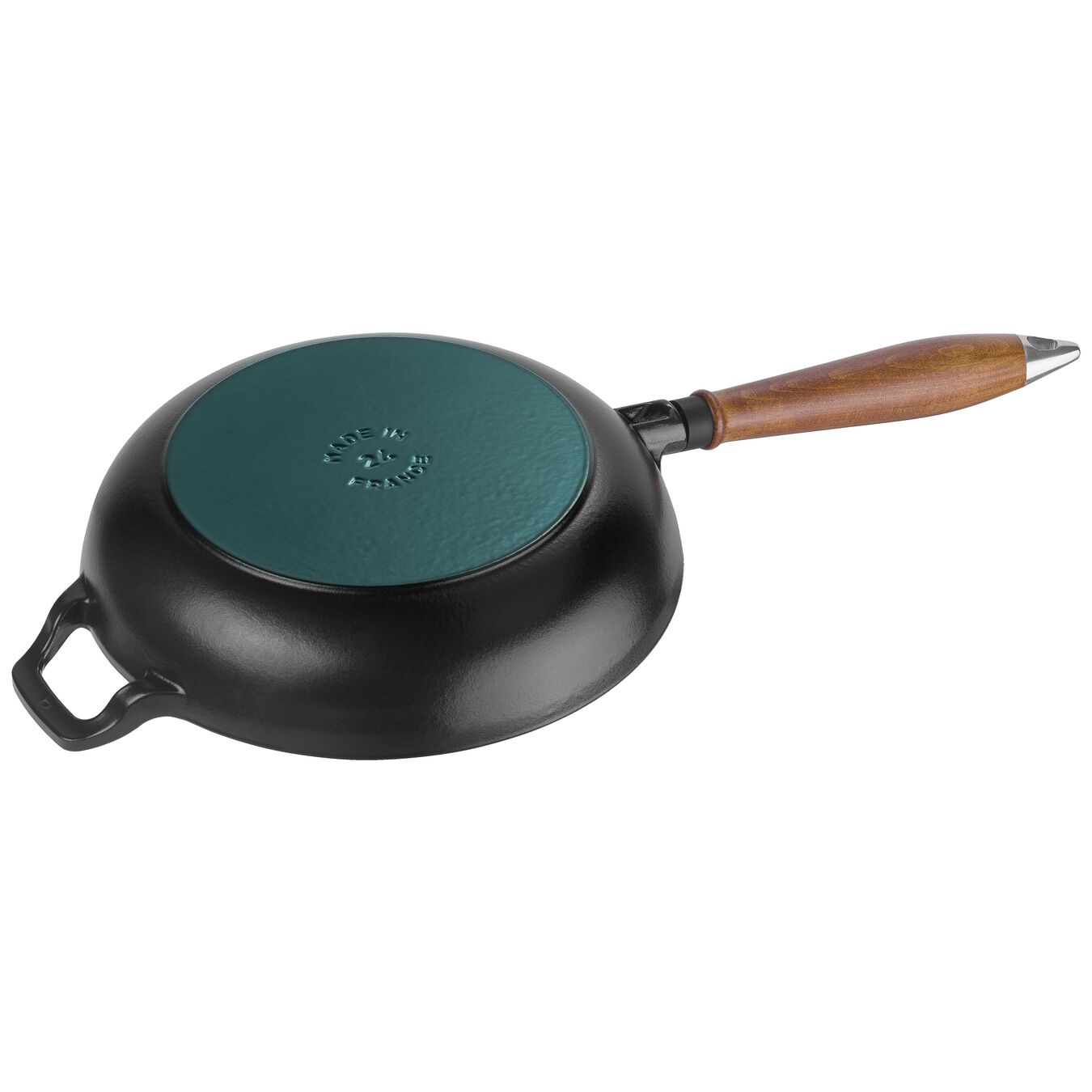 24 cm Cast iron Frying pan black,,large 2
