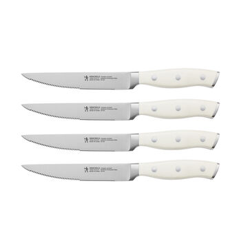 4-pc, Steak Knife Set - White,,large 1