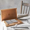 8-pc, Stainless Steel Steak Knife Set with Wood Presentation Case  ,,large