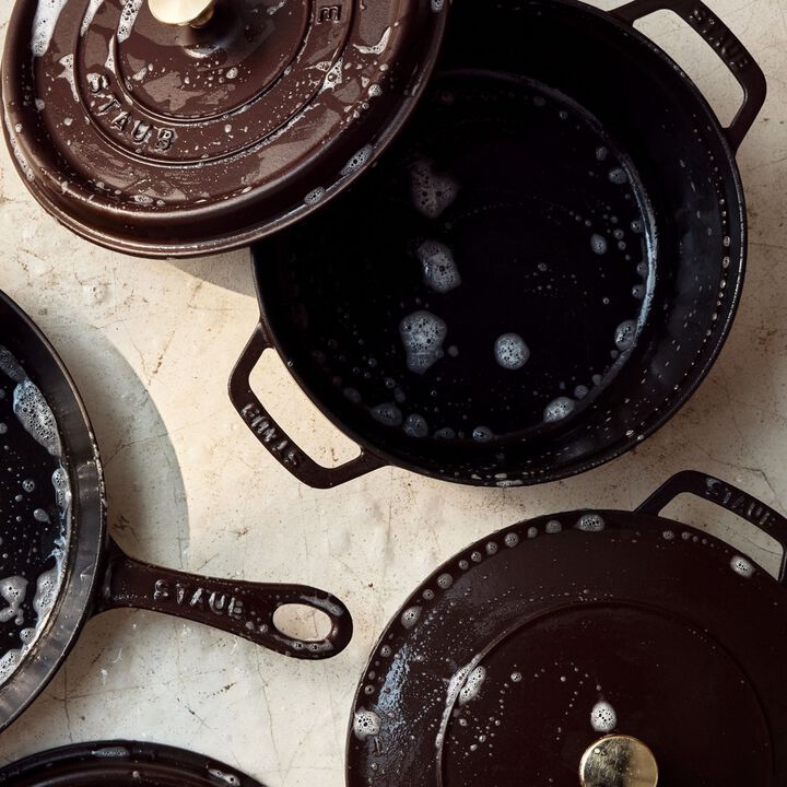 La Cocotte, Cocotte 26 cm, rund, Chocolate, Gusseisen, large 4