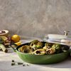 Cast Iron, 3.5 qt, Braiser With Glass Lid, Pistachio, small 2