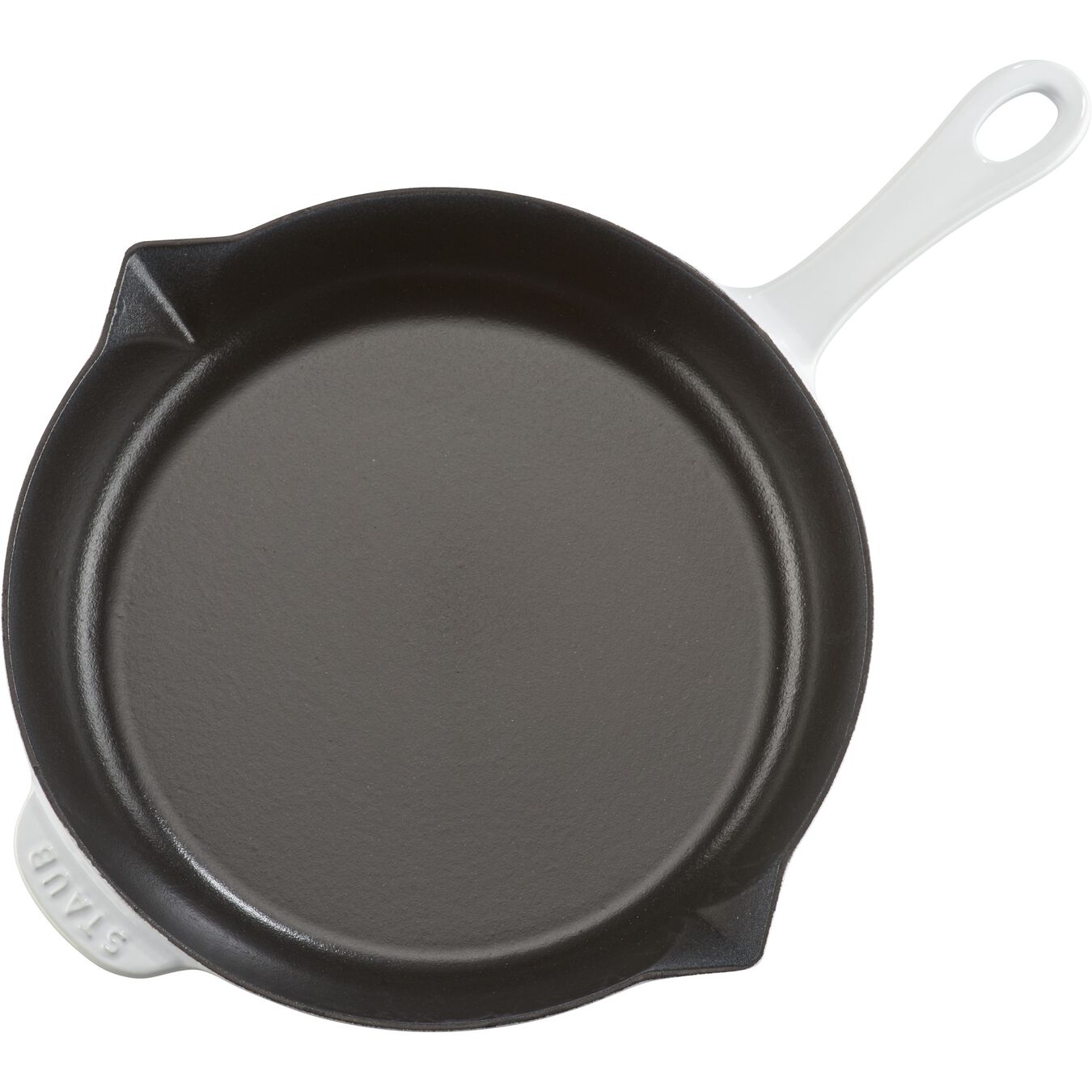26 cm / 10 inch cast iron Frying pan, pure-white - Visual Imperfections,,large 7
