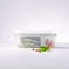 Fresh & Save, Vakuum lunchbox M, Plast, Semitransparent-Gr&aring;, small 6