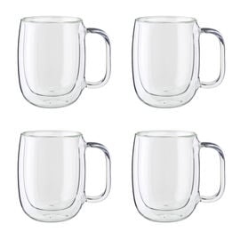 ZWILLING Sorrento Plus Double Wall Glassware, 4-pc  Mug set