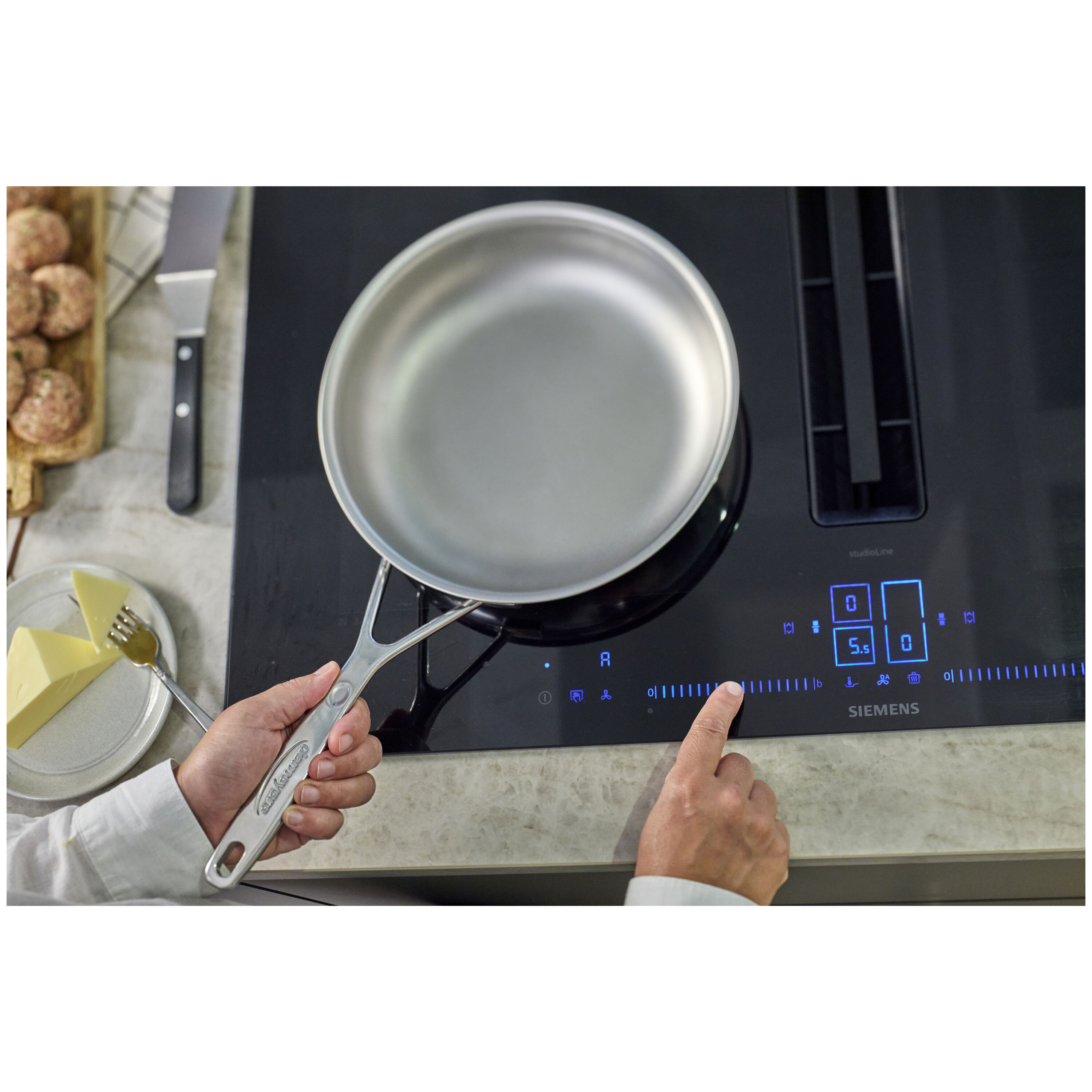 Demeyere Silverline 7 Koekenpan NanoTouch 28 cm - Silverline 7 - Demeyere