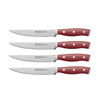 Forged Accent, 4-pc, Steak Knife Set - Red, small 1