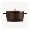 La Cocotte, 22 cm round Cast iron Cocotte chocolate, small 3