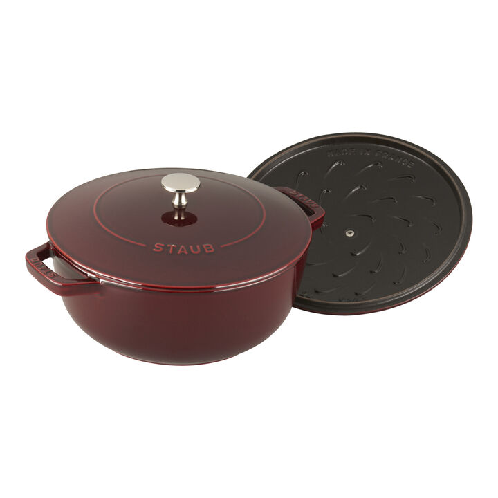 Cast Iron, 3.75 qt, Essential French Oven, grenadine, large 3