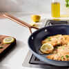 Milano, 12-inch, Frying Pan Ceramic Nonstick Titanium, Blue, small 3