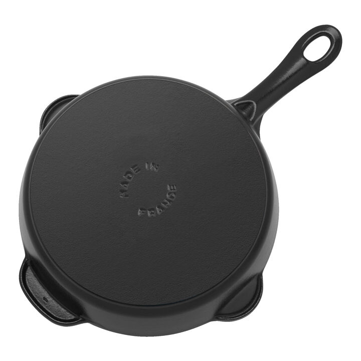 Cast Iron, 8.5-inch, Traditional Deep Skillet, Black Matte, large 4