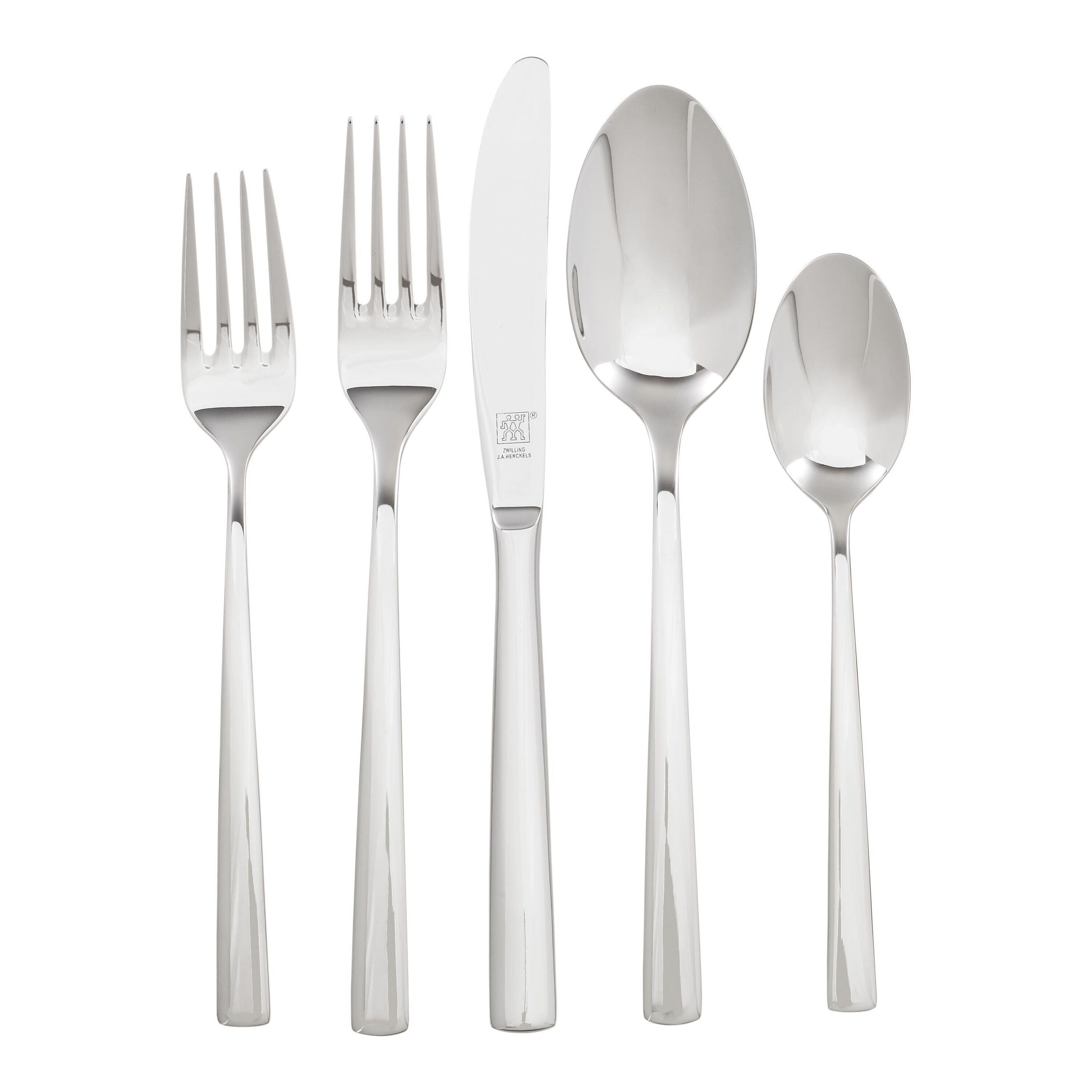 ZWILLING Loft 20 Piece Flatware Set polished