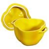 450 ml ceramic Cocotte, yellow,,large